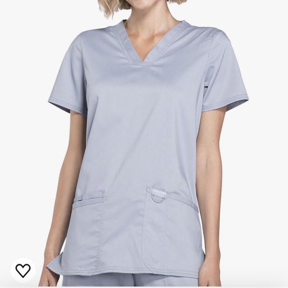 Cherokee V-Neck Scrub Top, Women’s Workwear Revolution, size S - Picture 4 of 4